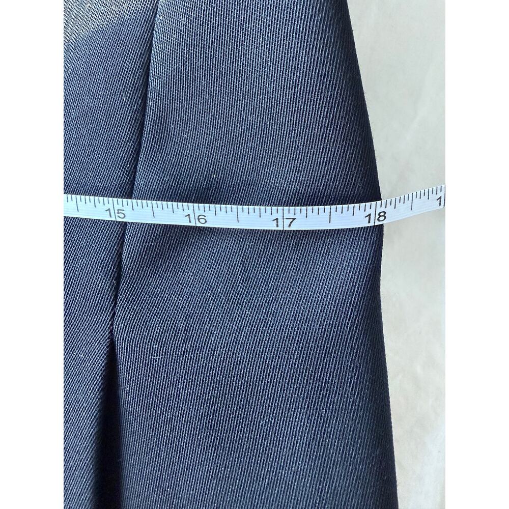 Vintage Talbots Wool Longline Blazer Coat Jacket 3-Button Black Made in Japan - Picture 9 of 9